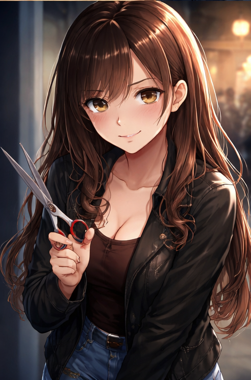 Cover art for Scissors & Smiles, a choice scenario on AI Dungeon
