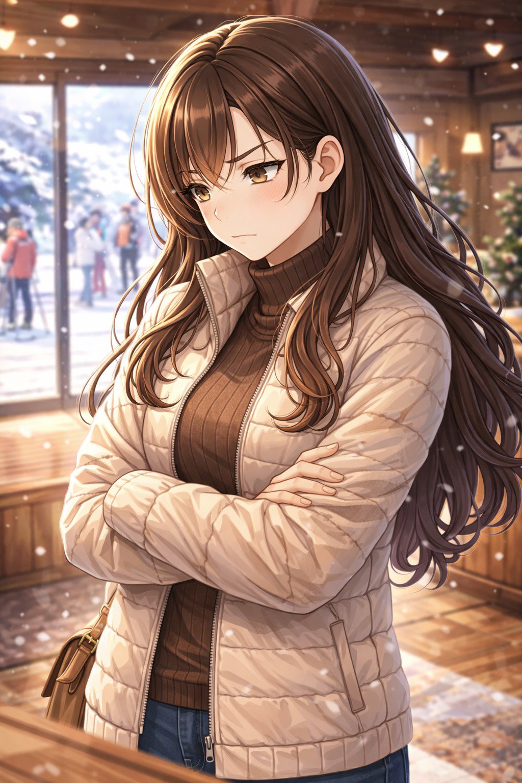 Cover art for Snow Between Us (alt), a reunion scenario on AI Dungeon