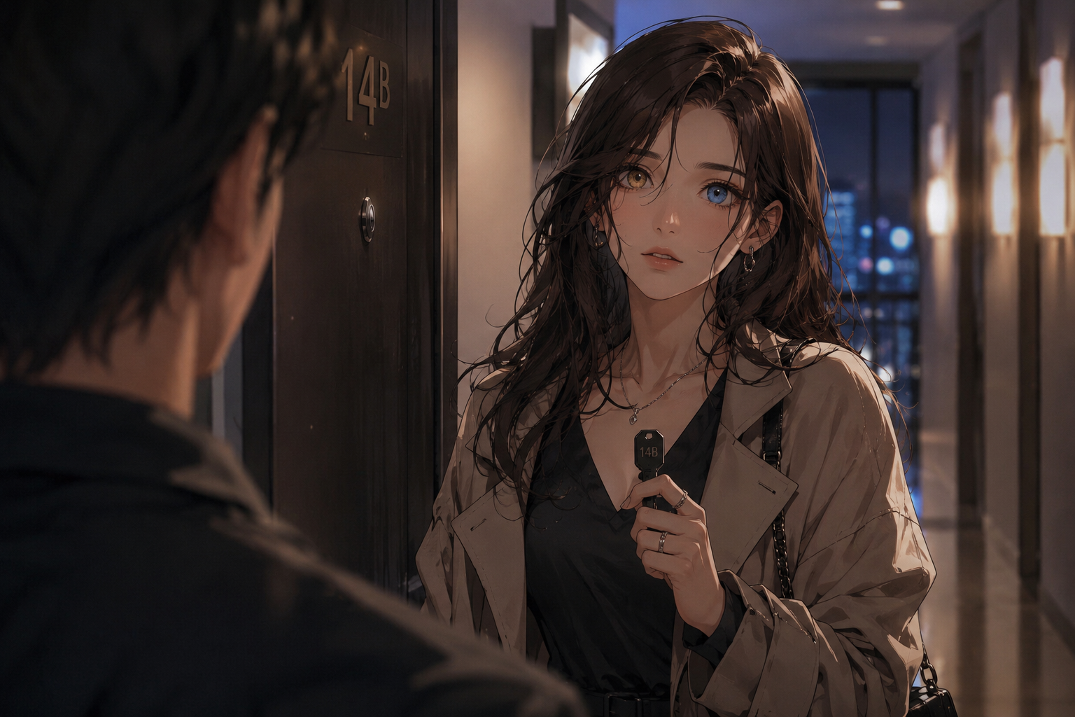 Cover art for Apartment 14-B, a romance scenario on AI Dungeon