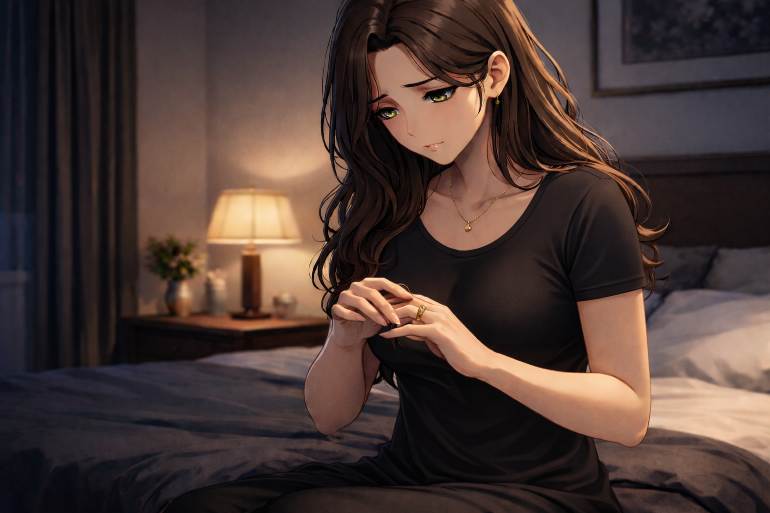 Cover art for Echoes in a Second Home, a drama scenario on AI Dungeon