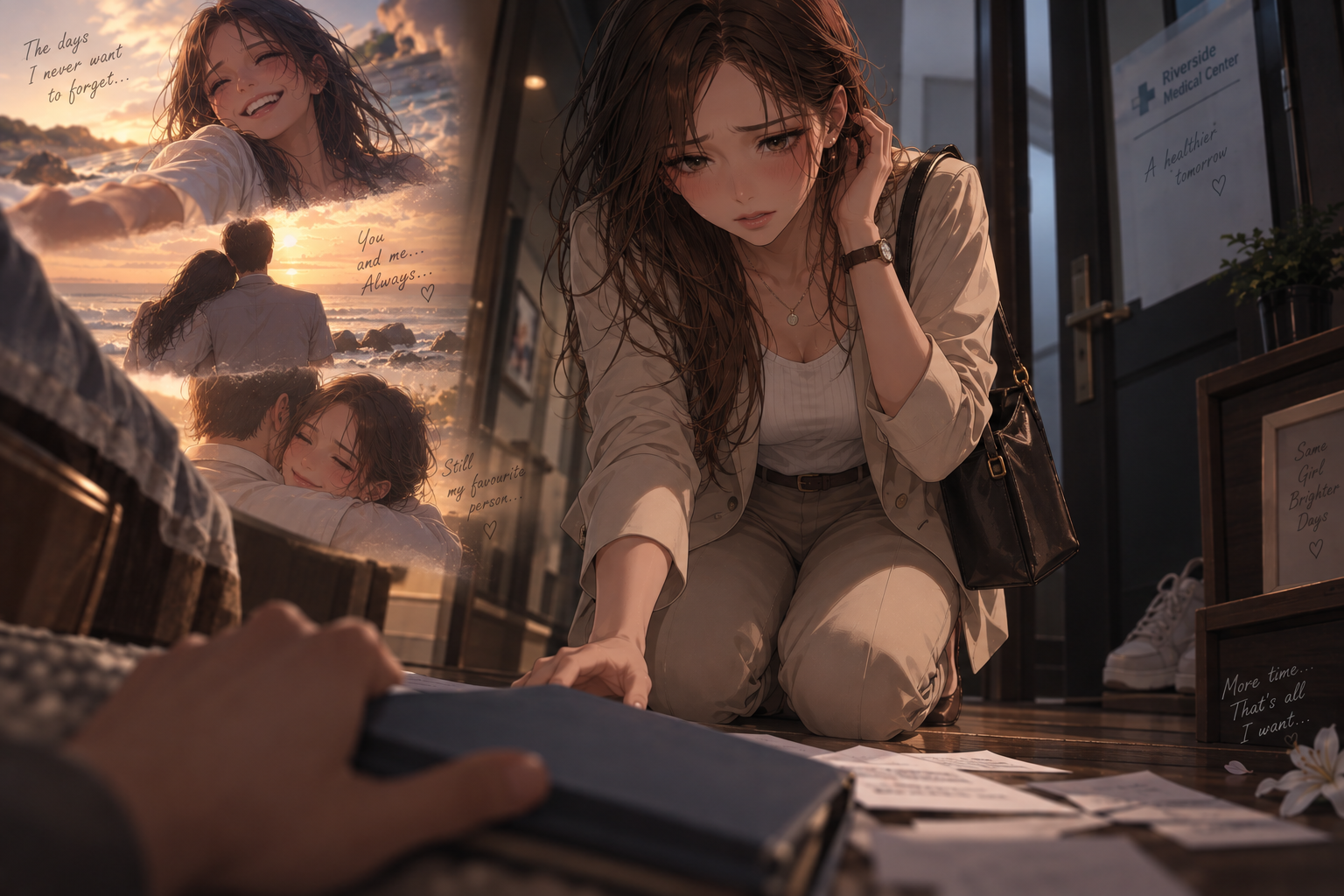 Cover art for She Hides Something , a romance scenario on AI Dungeon