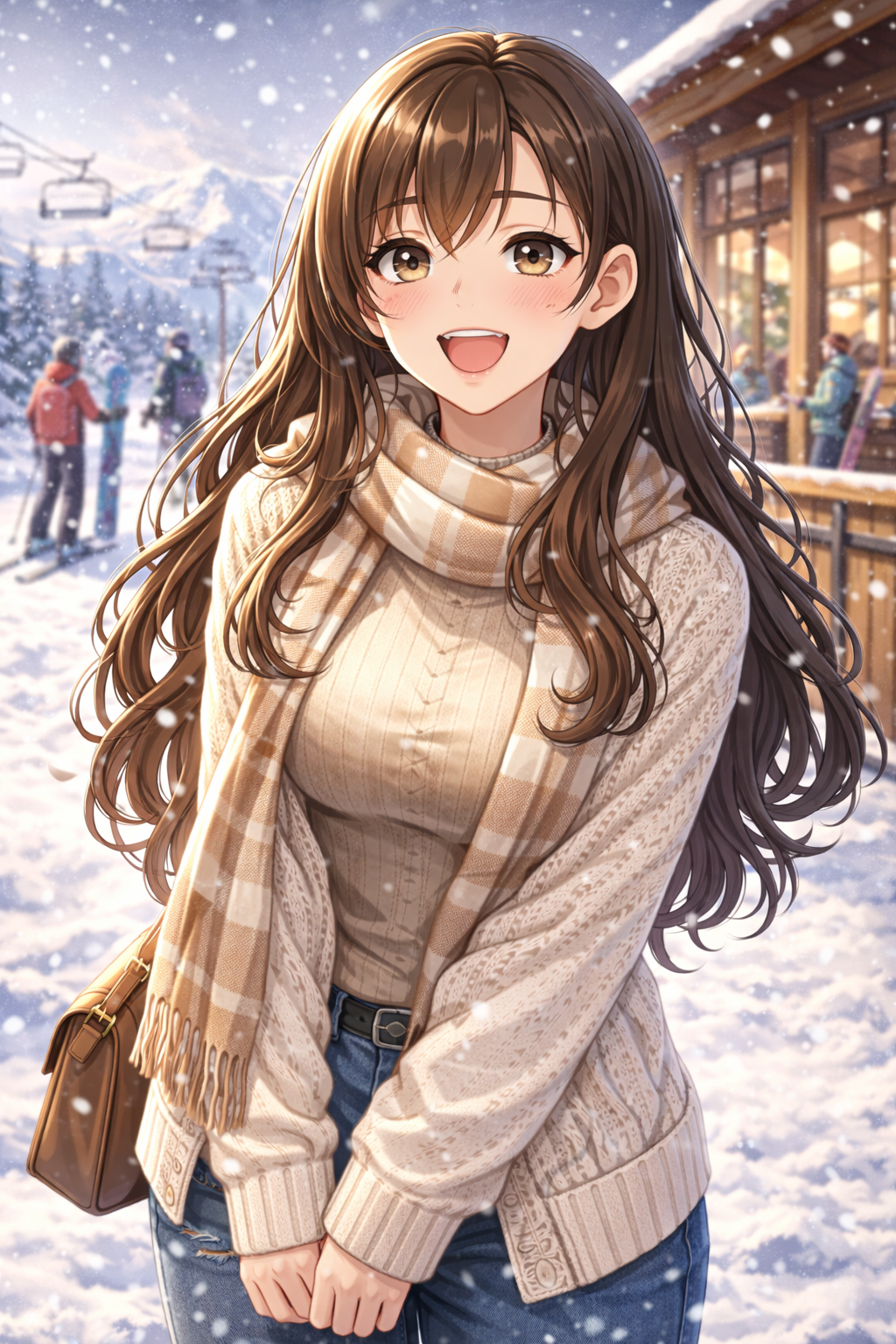 Cover art for Snow Between Us, a reunion scenario on AI Dungeon