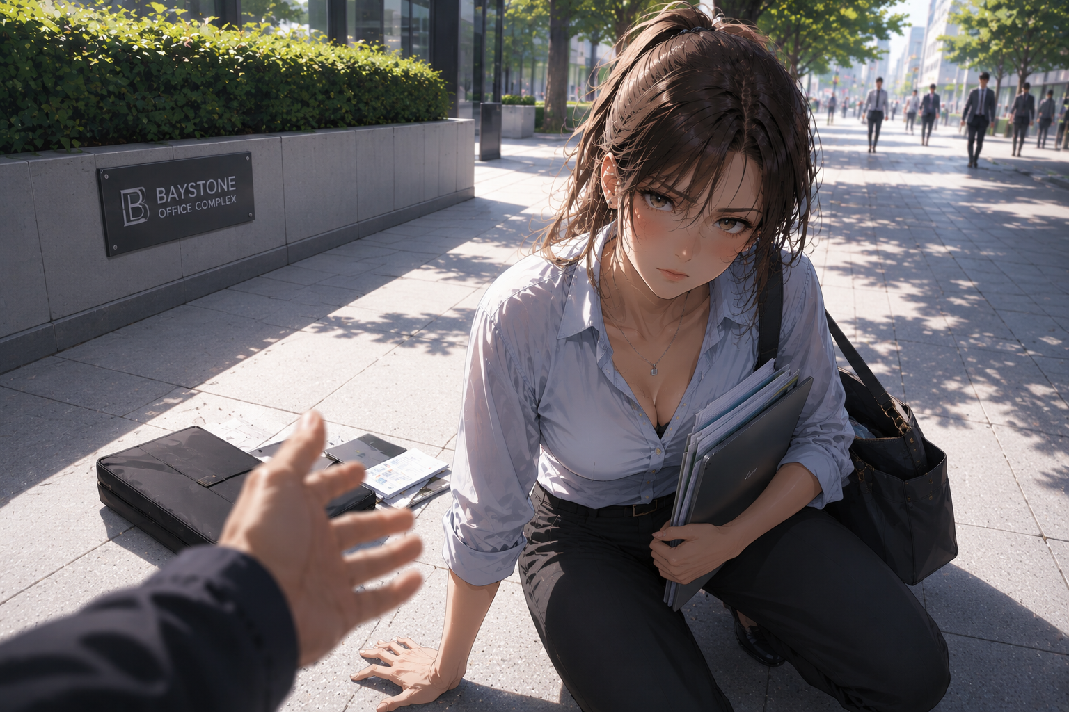 Cover art for Crossing Path, a romance scenario on AI Dungeon