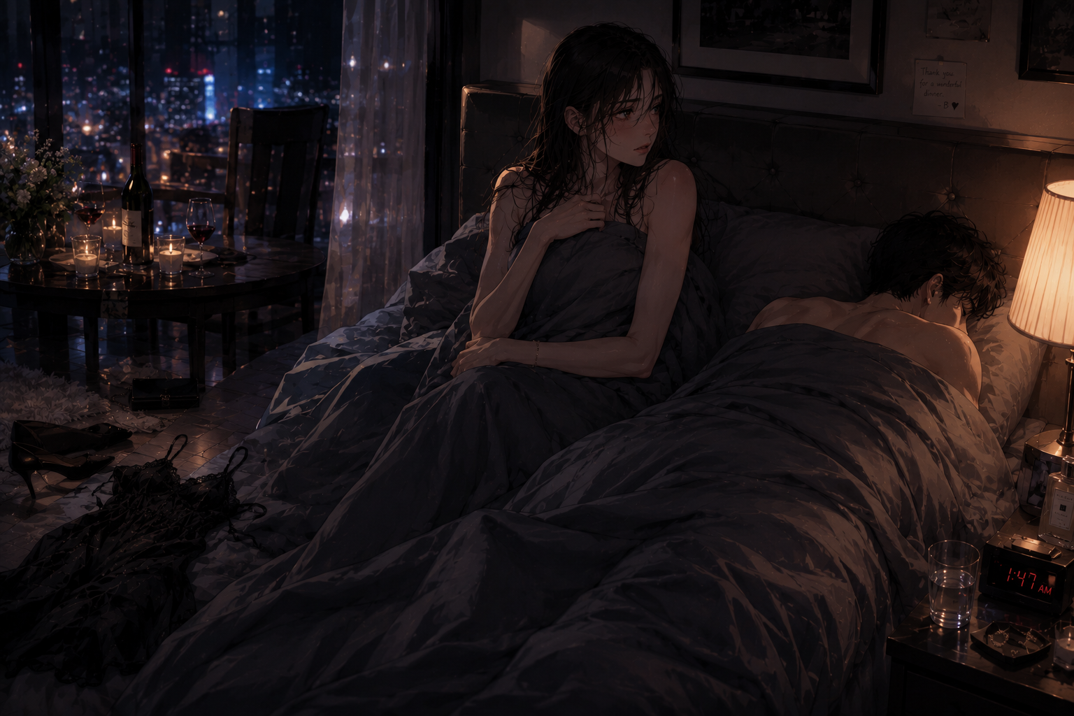 Cover art for The Night You Can't Remember , a mystery scenario on AI Dungeon