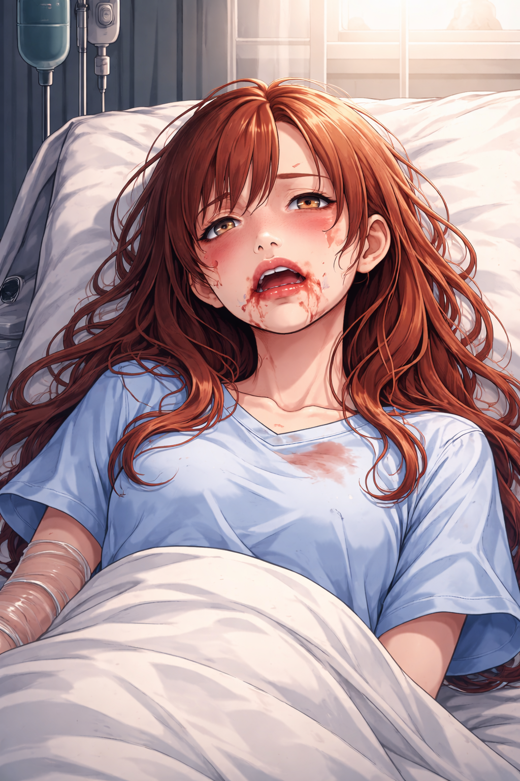 Cover art for Shattered Smile, a trauma scenario on AI Dungeon
