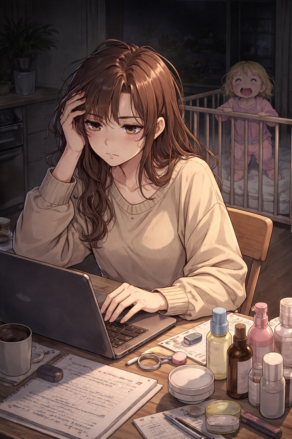 Cover art for Fractures in Quiet Places, an intimacy scenario on AI Dungeon