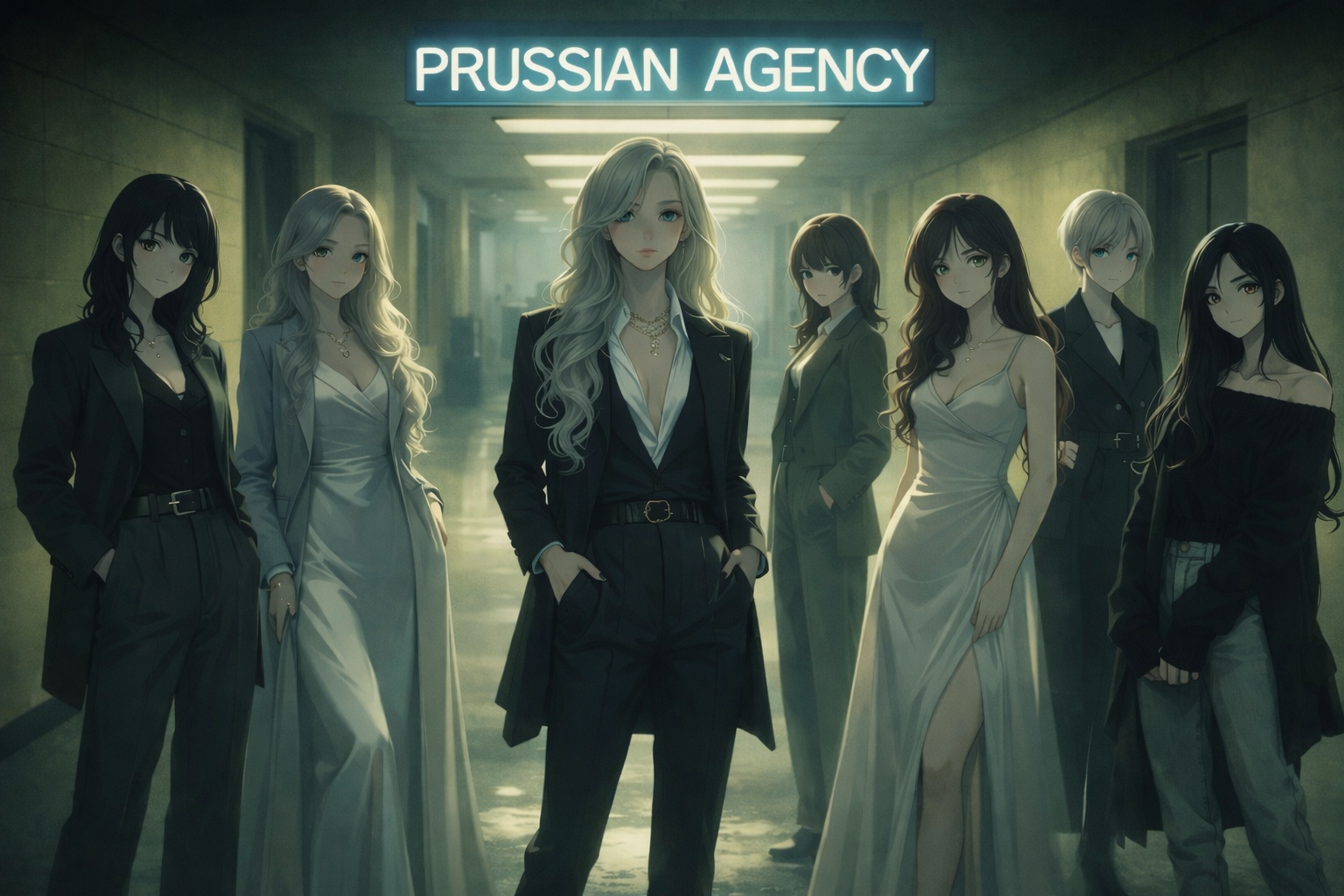 Cover art for The Quiet Rooms of Prussian Agency, a liminal scenario on AI Dungeon