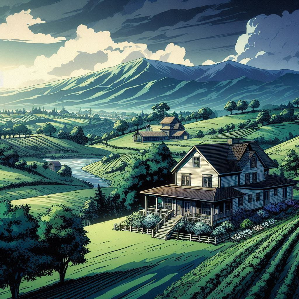 Cover art for Inherited Farm, a slice of life scenario on AI Dungeon