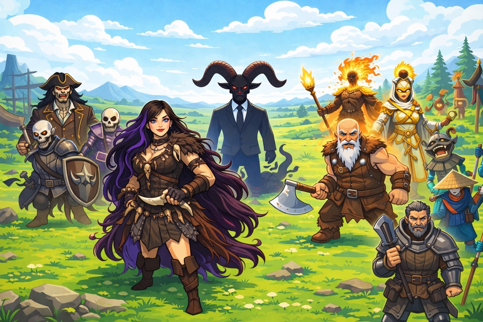 Cover art for Totaly Inaccurate Creator Battle, a diplomacy scenario on AI Dungeon