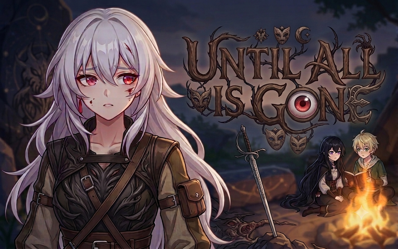 Cover art for Until all is gone., a fantasy scenario on AI Dungeon