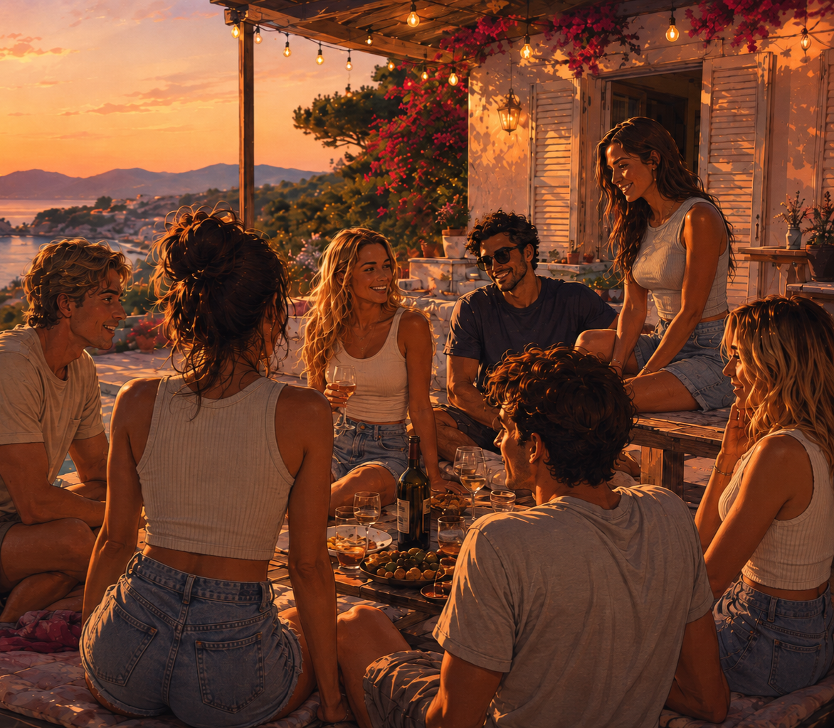 Cover art for The Big Chill, a romance scenario on AI Dungeon
