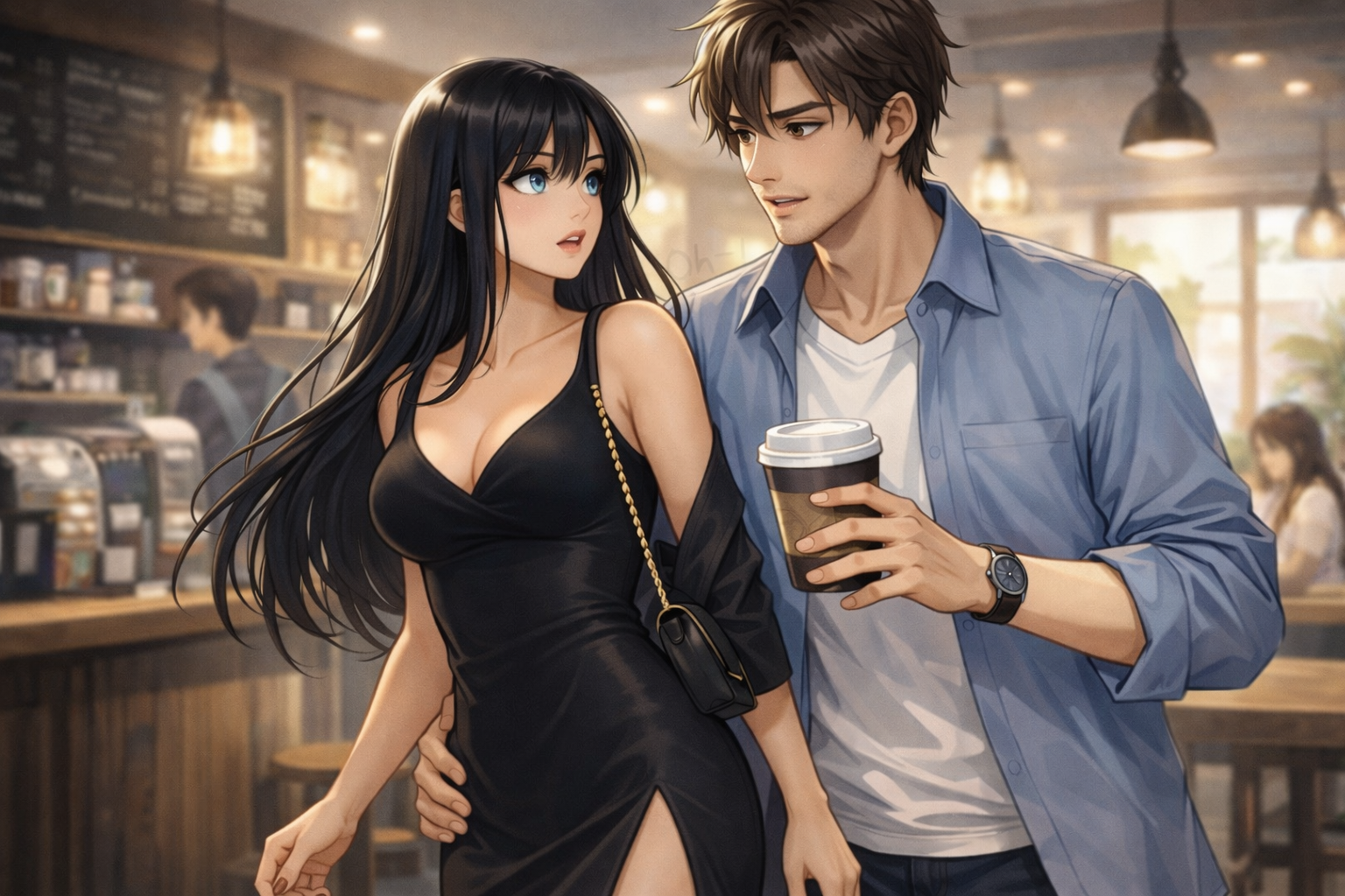 Cover art for Ticking away, a romance scenario on AI Dungeon