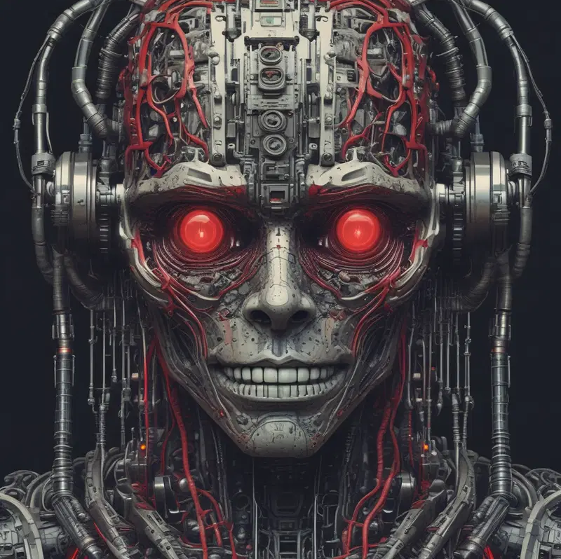 Cover art for A Cheap Copy, a horror scenario on AI Dungeon
