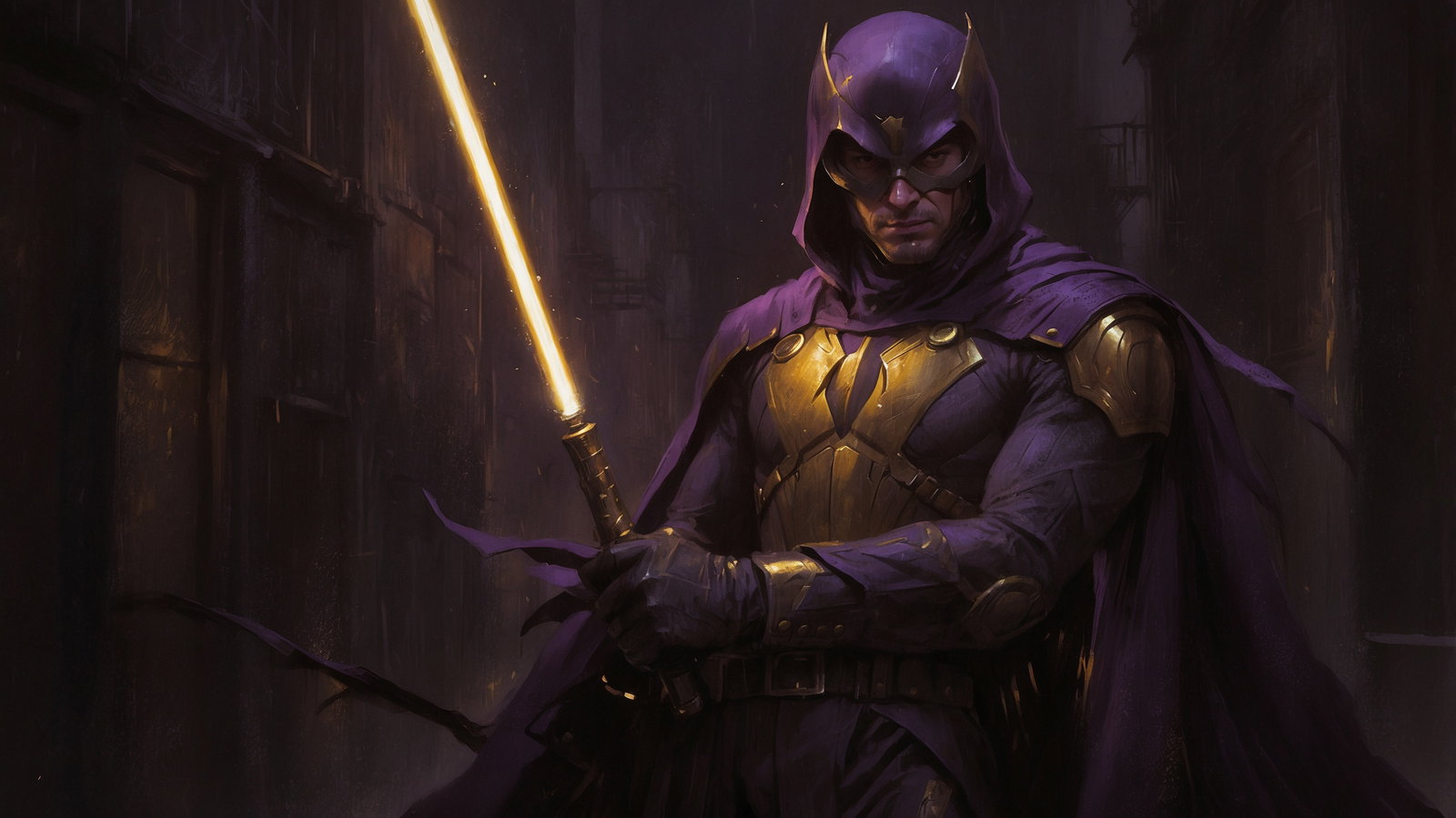 Cover art for Bibleman: Retribution, a super hero scenario on AI Dungeon