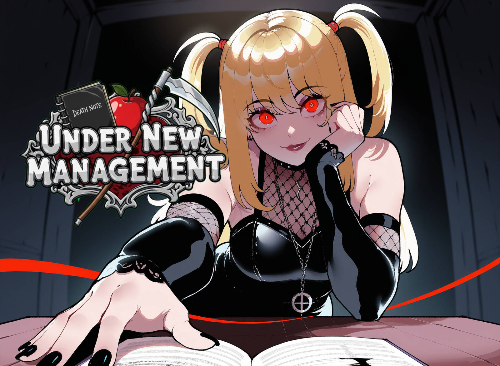 Cover art for Under New Management, an adventure scenario on AI Dungeon