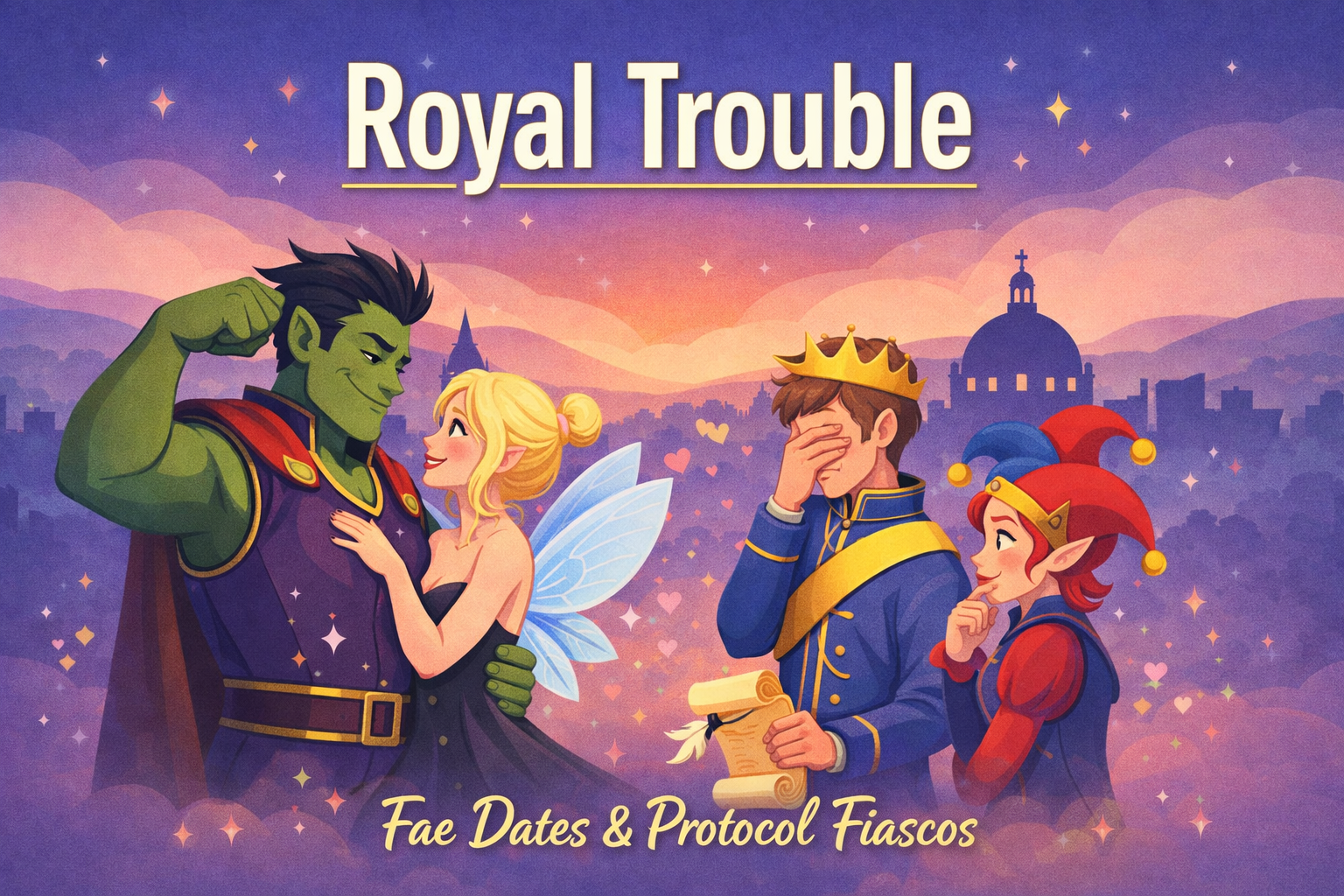 Cover art for Royal Trouble, a fairytale scenario on AI Dungeon