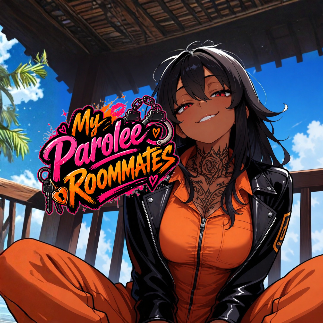 Cover art for My Parolee Roommates, a romance scenario on AI Dungeon