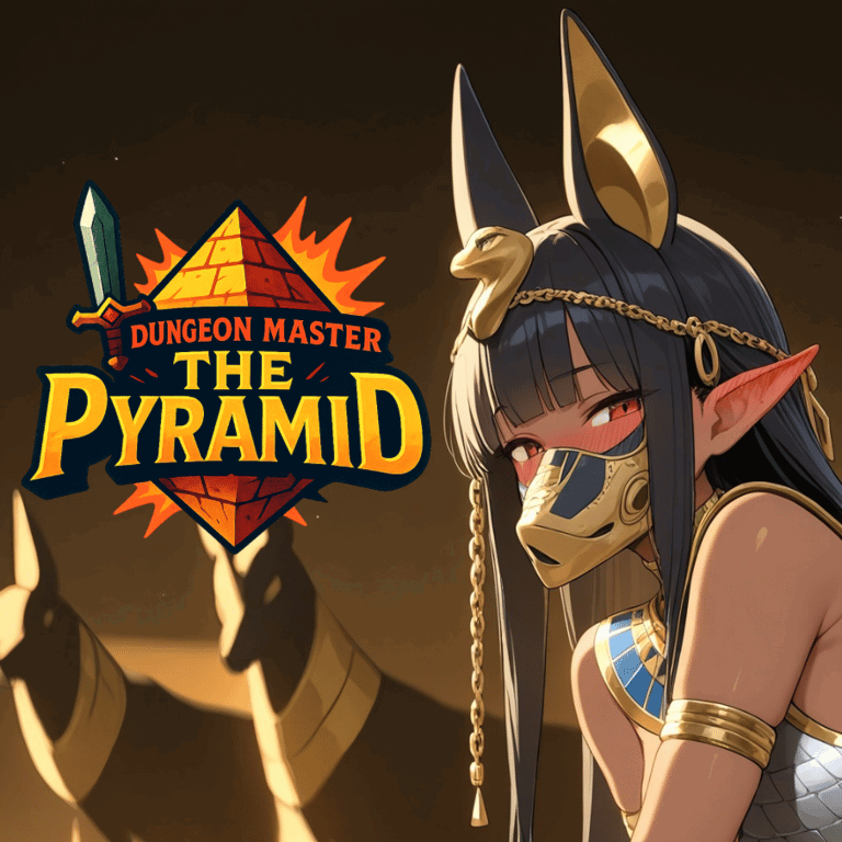 Cover art for Dungeon Master: The Pyramid, a fantasy scenario on AI Dungeon