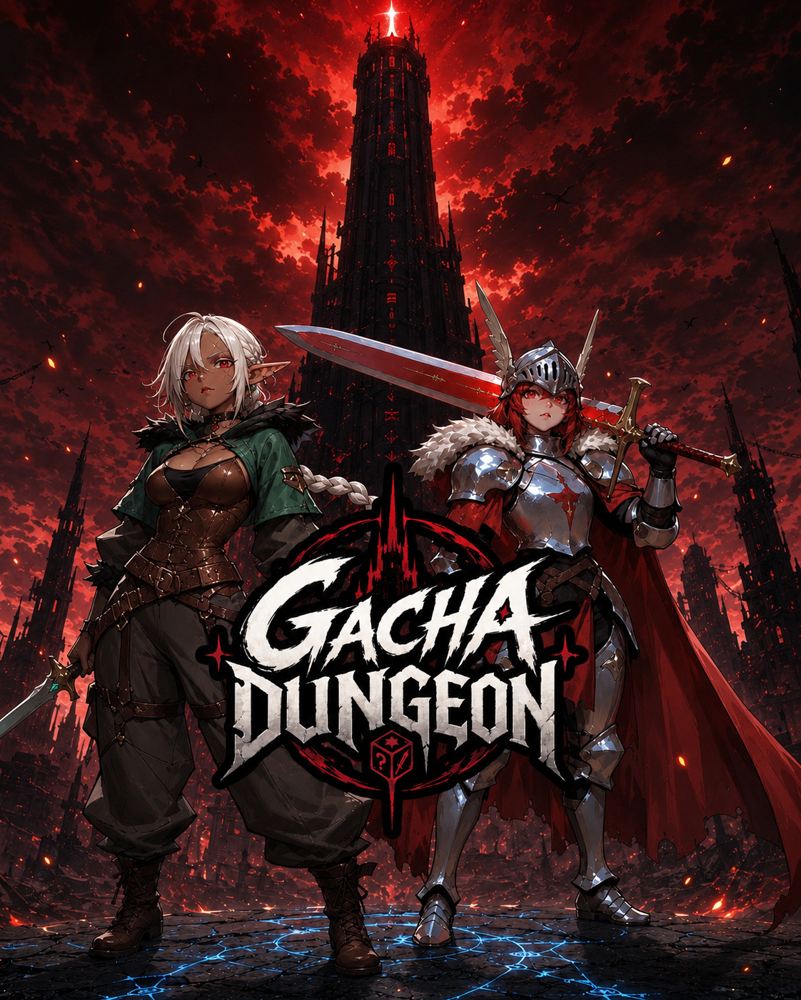 Cover art for Gacha Dungeon, a fantasy scenario on AI Dungeon