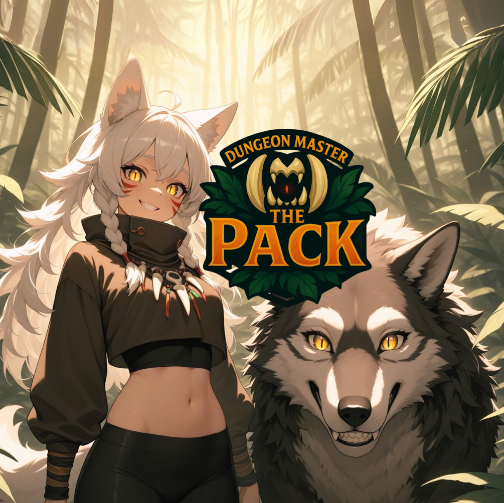Cover art for Dungeon Master: The Pack, a fantasy scenario on AI Dungeon