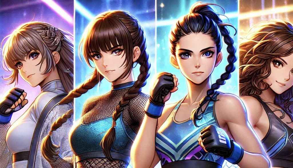 Cover art for Knockout Girls, a romance scenario on AI Dungeon