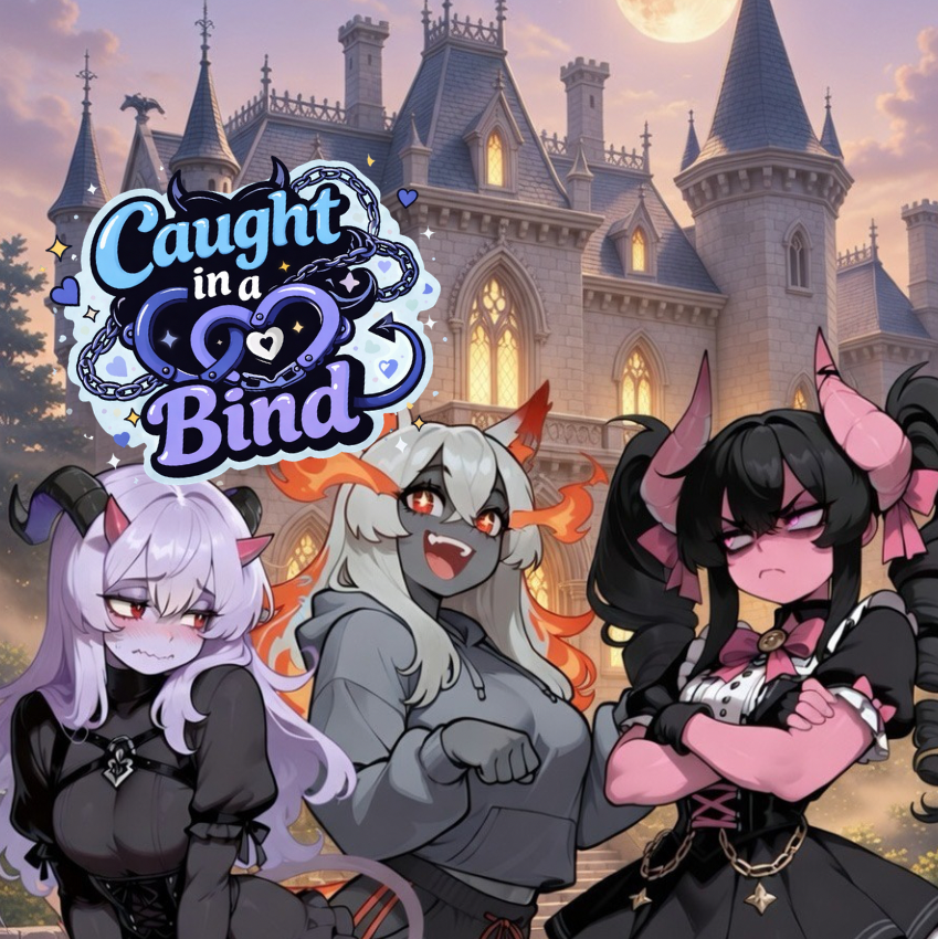 Cover art for Caught in a Bind, a slice of life scenario on AI Dungeon