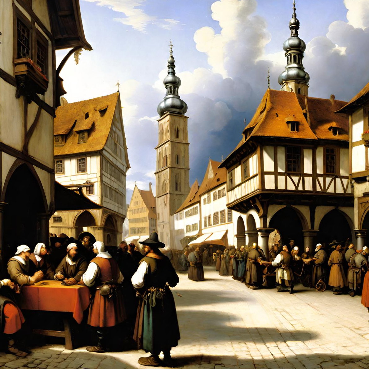 Cover art for Medieval Europe, a medieval scenario on AI Dungeon