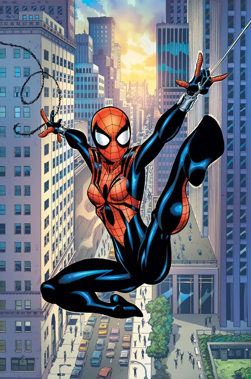 Cover art for Spider-Girl (WIP), a spider man scenario on AI Dungeon