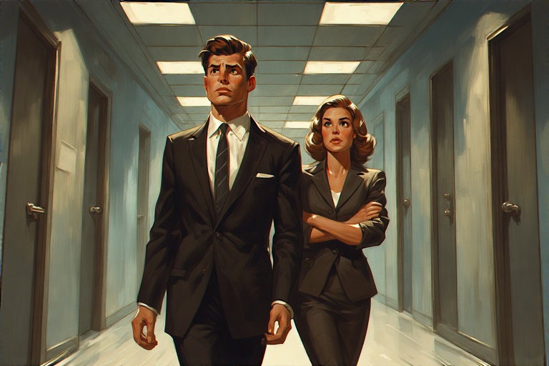Cover art for The Lost Applicant, a 21st century scenario on AI Dungeon