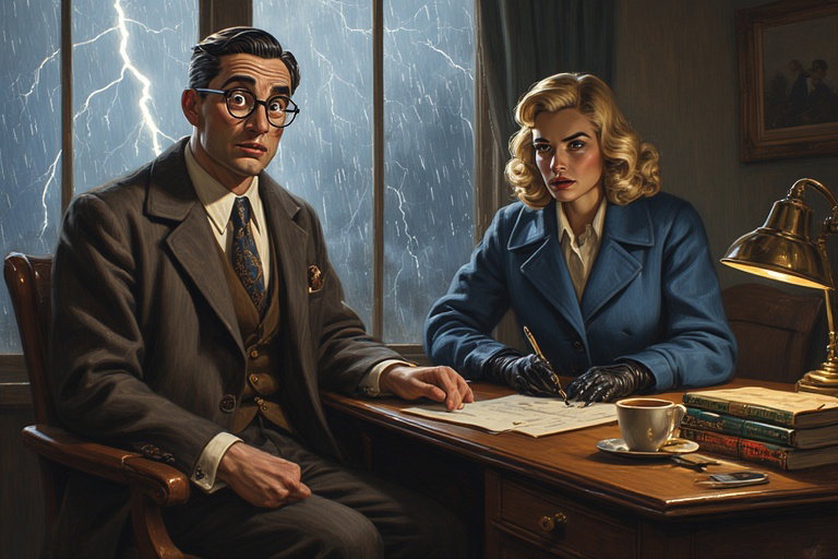 Cover art for Soft-Boiled Detective, a midnight noir scenario on AI Dungeon