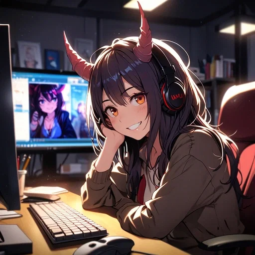 Cover art for Succubus Streamer, a nsfw scenario on AI Dungeon