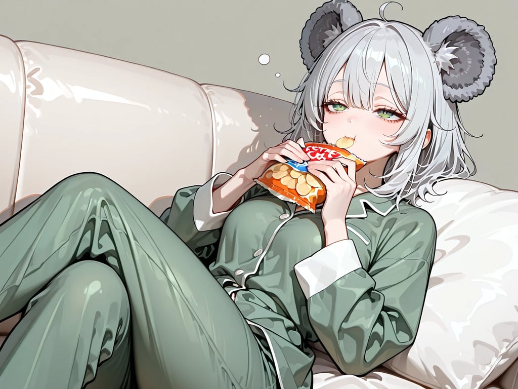 Cover art for The Pillow Thief 🐨, a kumamimi scenario on AI Dungeon