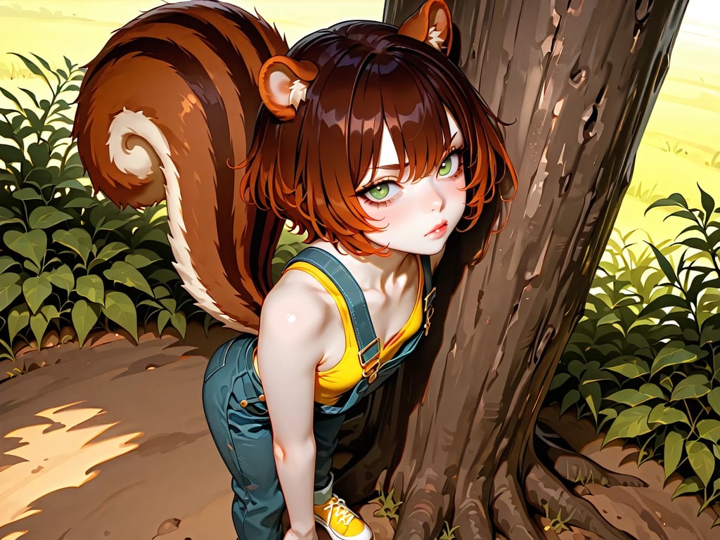 Cover art for 🌰🐿The Great Nut Heist🐿🌰, a comedy scenario on AI Dungeon
