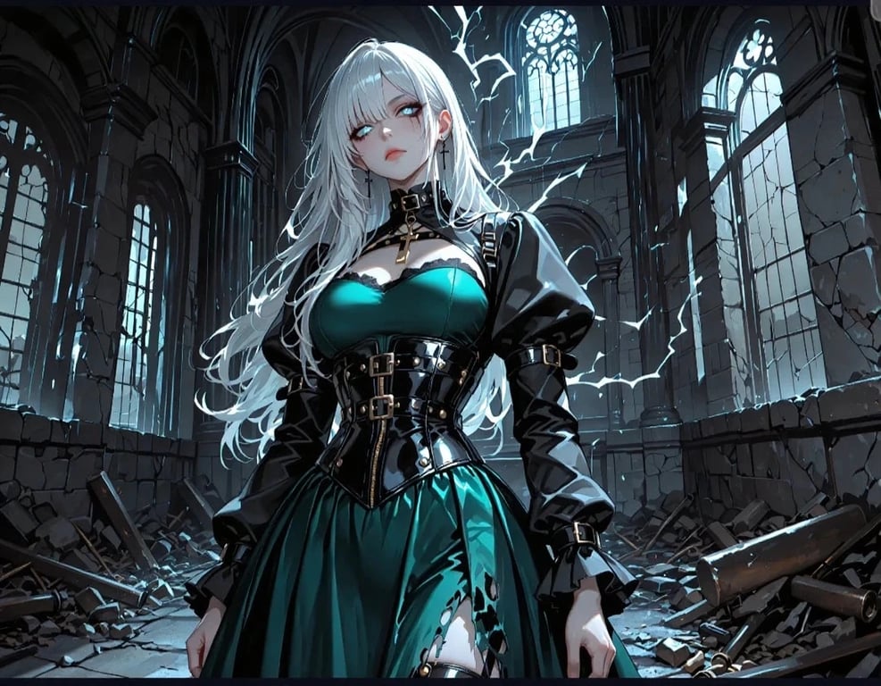 Cover art for The Stitched Bride: 2-2, a horror scenario on AI Dungeon