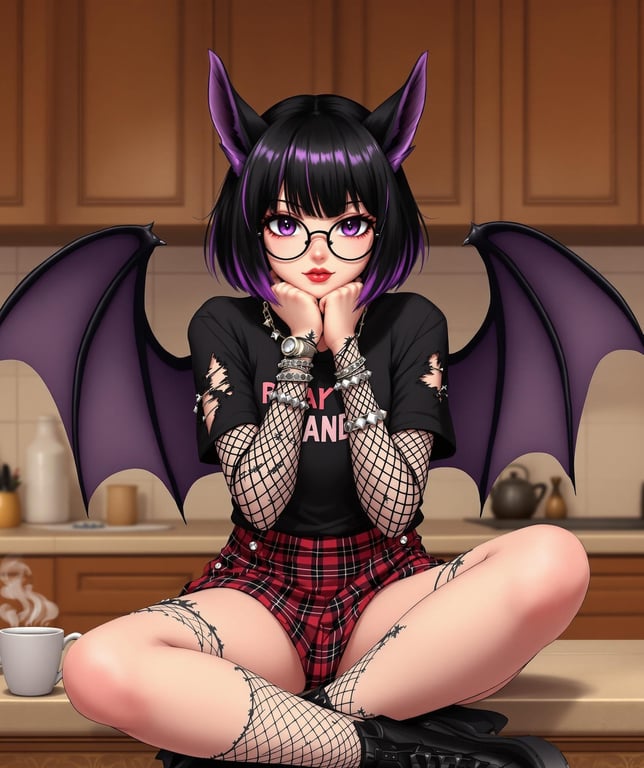 Cover art for Batty for you, a romance scenario on AI Dungeon