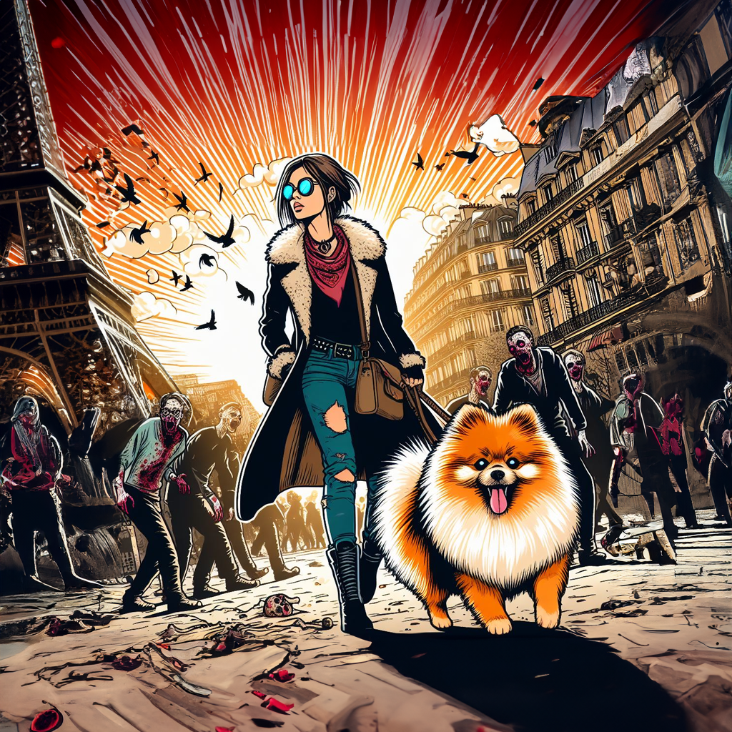 Cover art for Zombis à Paris: Paris Bites!, a survival scenario on AI Dungeon