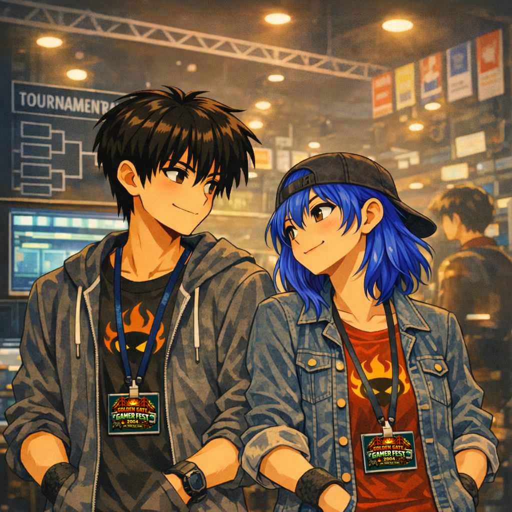 Cover art for GAME ON! - Millennium Rival, a romance scenario on AI Dungeon