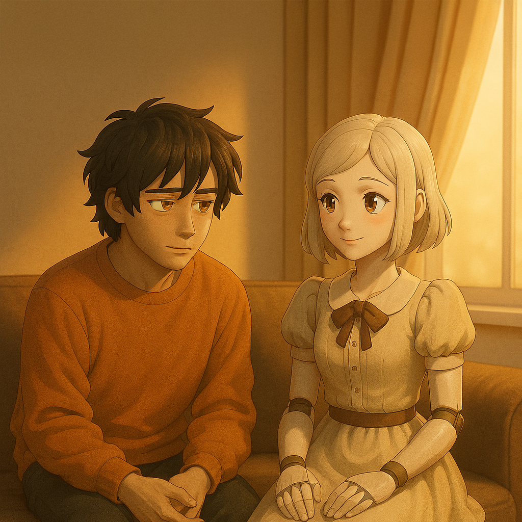 Cover art for The Quiet Between Us, a slice of life scenario on AI Dungeon