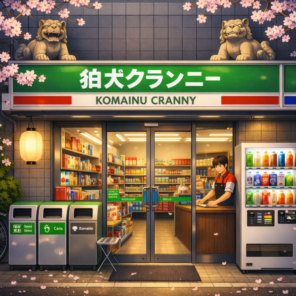 Cover art for Komainu Cranny, a slice of life scenario on AI Dungeon