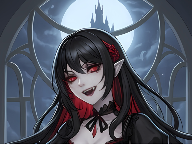 Cover art for Akira, a vampire scenario on AI Dungeon