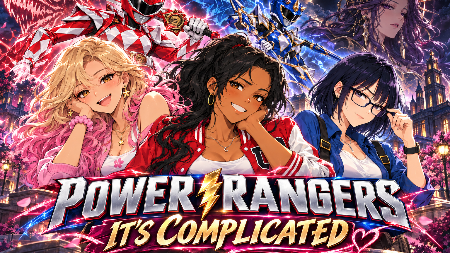 Cover art for Power Rangers: It's Complicated, a power rangers scenario on AI Dungeon