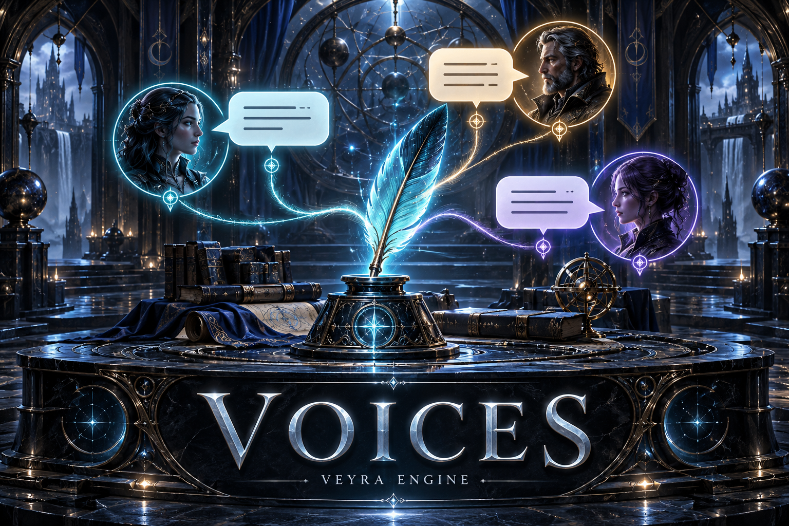 Cover art for Veyra Engine: Voices on AI Dungeon