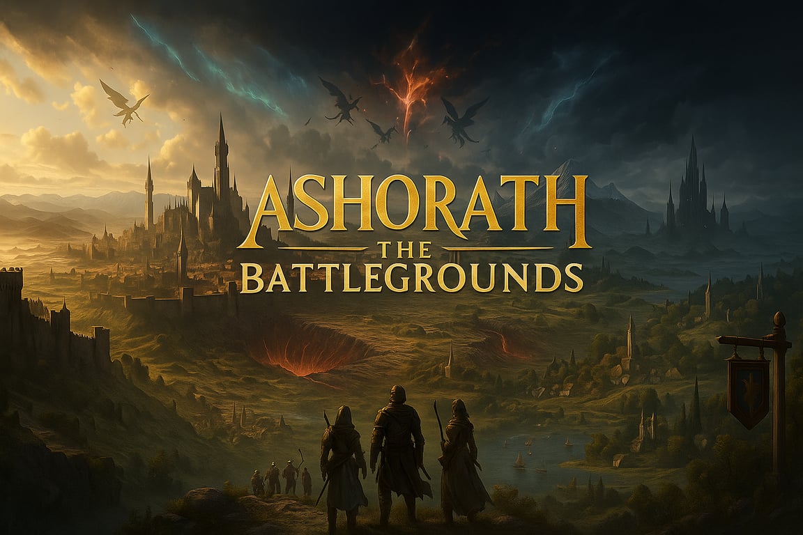 Cover art for Ashorath: The battlegrounds, a fantasy scenario on AI Dungeon