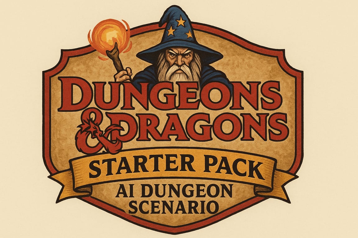 Cover art for DnD starter pack!, an auto cards scenario on AI Dungeon
