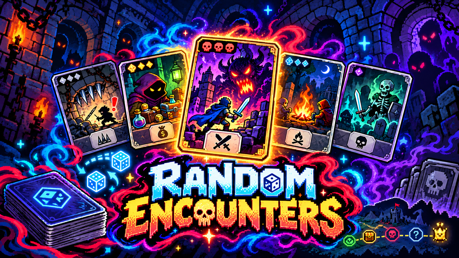 Cover art for Random Encounters, a slice of life script on AI Dungeon