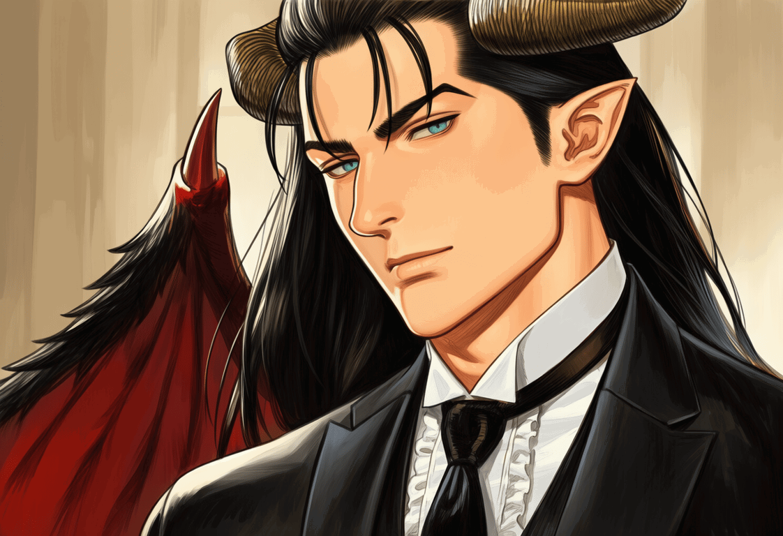 Cover art for At Your Service... Begrudgingly, a savehusbandos scenario on AI Dungeon