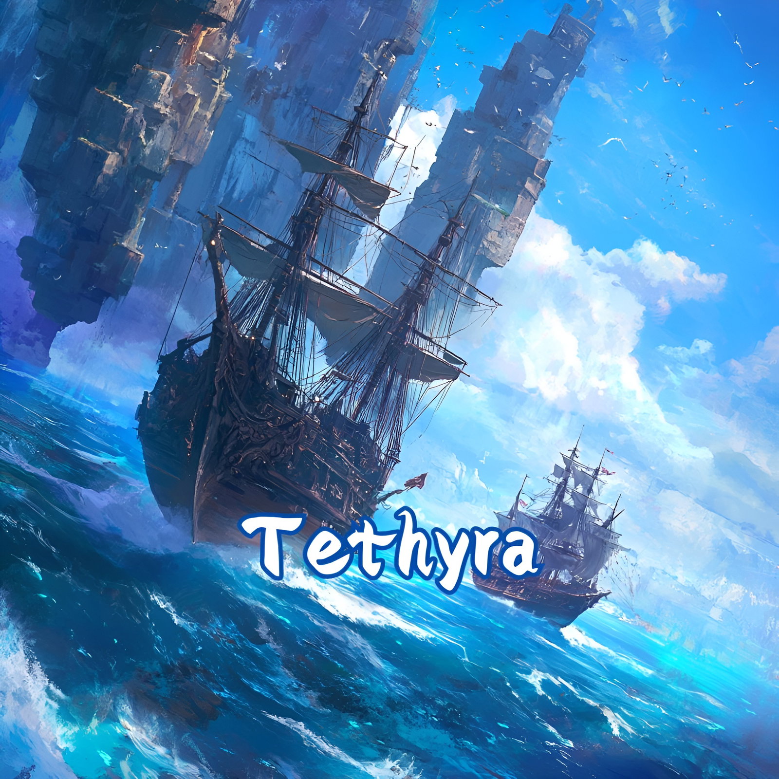 Cover art for Tethyra, a fantasy scenario on AI Dungeon