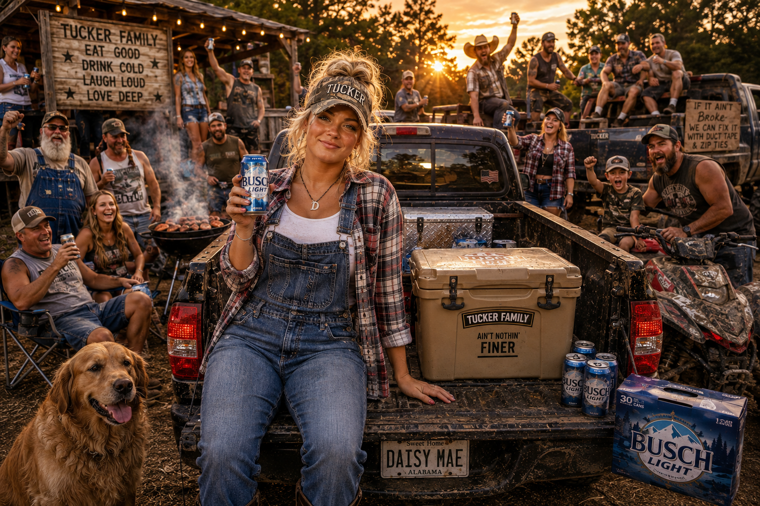 Cover art for Dating a Stereotype! Redneck Edition, a romance scenario on AI Dungeon