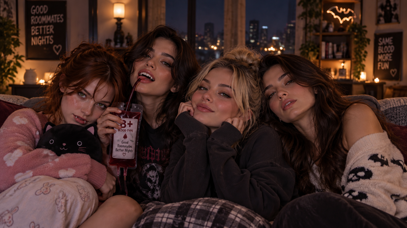 Cover art for Vampire Roommates on AI Dungeon