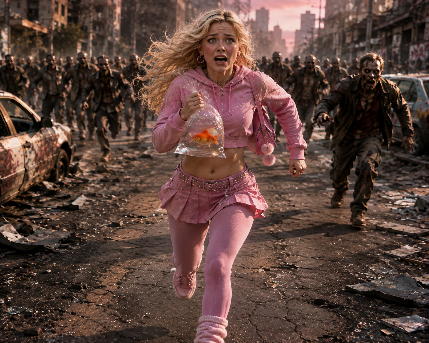 Cover art for Humanity's Dumbest Hope, a post apocalyptic scenario on AI Dungeon